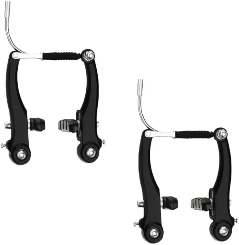 Freio Bicicleta V-BRAKE Aluminio Preto Fosco Diant + TRAS (logan)