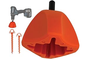 Orange Screw Ground Anchors, Fast Ground Screw