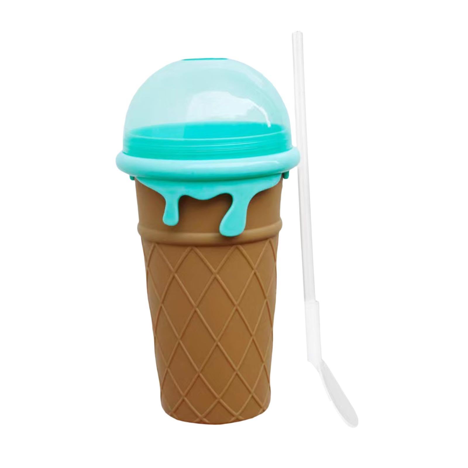 CALANDIS™ Ice Slush Cup Juice Ice Cream Cup Homemade Smoothie Cup for Party Kid 500ml Coffee | Ice Cream Makers | Small Kitchen Appliances | Kitchen, Dining & Bar-image-1