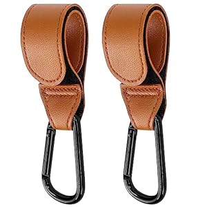 Kinderwagenhaken, 2 stuks kinderwagenhaken voor tassen, karabijnhaken, haken voor kinderwagentassen, houder voor luiertas, luiertas, ophanging