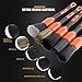 SPTA Car Detailing Brush Set, 5 Pack Soft Boar Hair Auto Detail Brush Kit with Elbow for Automotive Elegant Surface Interior Exterior Dashboard Emblems Panels Engine Bay Wheels Air Vent Seat Leather