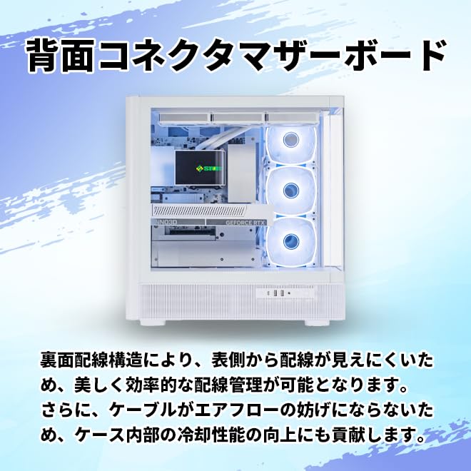 Amazon.co.jp: STORM ゲーミングPC 流界2 RTX 5070Ti(背面コネクタ