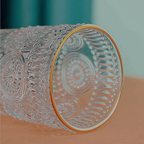 Juego de 6 vasos de vidrio 360 ml miniatura 5