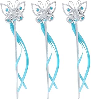 ibasenice 6Pcs Varinha Infantil Varinha De Princesa Role Playing Bag De Guloseimas Filles Pentagrama Varinha De Fada Bastões De Fada Galvanoplastia Pentagrama Varinha Varinha De Festa Saco