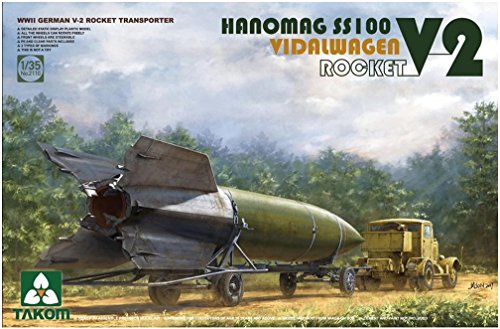Preisvergleich Produktbild TAK2110 1 / 35 V-2 + Vidalwagen + Hanomag SS100 TAKOM