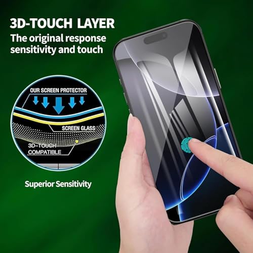 Image of Tempered Glass Screen Protector (For iPhone 16 Pro)