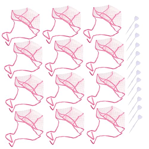 TOVINANNA Hairdressing Tool Hair Styling Dye Cap with Highlighting Dye Kit 12pcs Hair Coloring Salon Highlighting 12 Hooks Hairdressing Tool