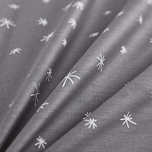 Oaite Duvet Cover Set, 100% Cotton Duvet Cover 500 Thread Count, Bedding Twin Queen King Size Set, 3-Piece Duvet Cover Set Includes 2 Pillow Shams (Snow, Queen) #TOP3