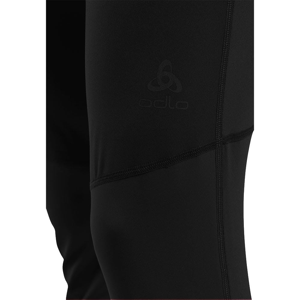 Odlo Herren Zeroweight Warm Tight Laufbekleidung Lauftight Black - Schwarz L