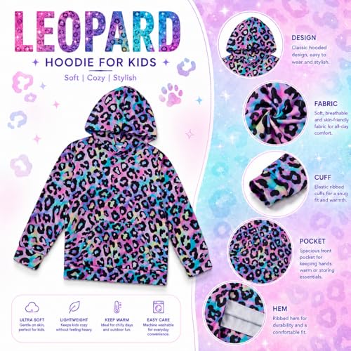 Image of uideazone Teen Girl Sweatshirt Hoody Hoodies Hooded Pullover with Pockets 4-14 Years