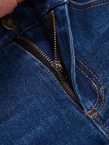 Girls Casual Ripped Denim Pants Flare Bootcut Jeans High Waist Wide Leg Leggings Slim Fit Bell Bottoms4