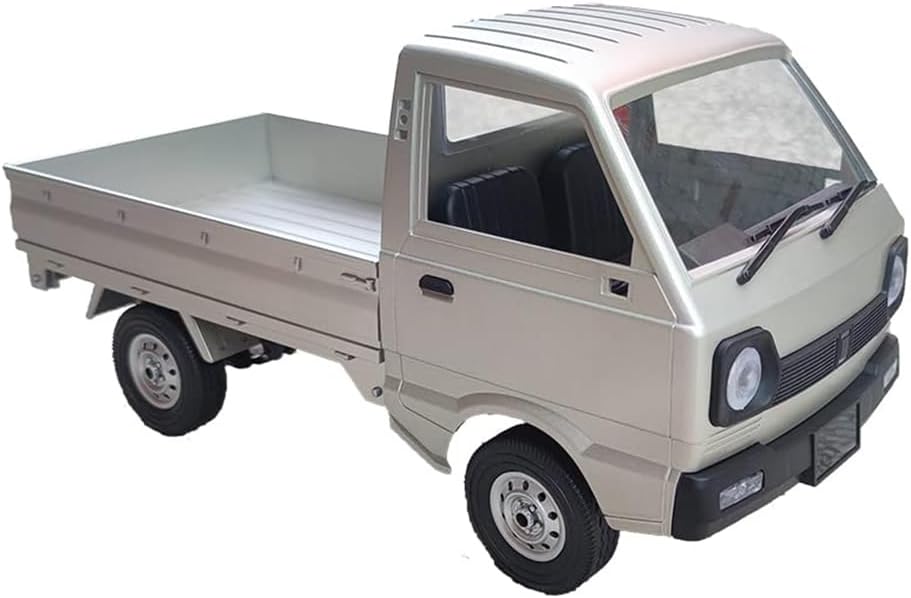 The perseids Remote Control Car WPL D12 RTR RC Rock Crawler, 1/10 Full Scale RC Drift Cars 2.4Ghz Offroad Pickup Trucks All Terrain Car RC Racing Climbing Vehicle Silver