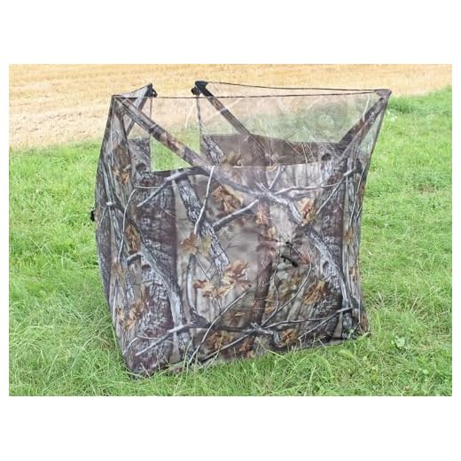 SUTTER Faltbarer mobiler Tarnstand, 125x375cm, 3-seitiges Camouflage Tarnzelt für Naturfotografie, Jagd und Tierbeobachtung, Quick-Up Tarnschirm inkl. Transporttasche