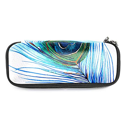 Preisvergleich Produktbild Personalisierbares farbiges Federmäppchen, Kapazität, Stifteetui, Doppelreißverschluss, Schreibwaren-Tasche, Kosmetiktasche mit Fächern für Mädchen, Jungen und Erwachsene