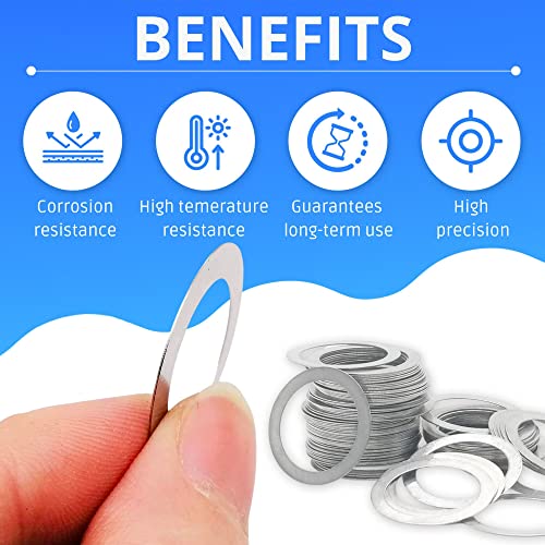 PlasmaGal - Steel Shim Washers DIN 988 (100, 4x8x1,0) - Image 4
