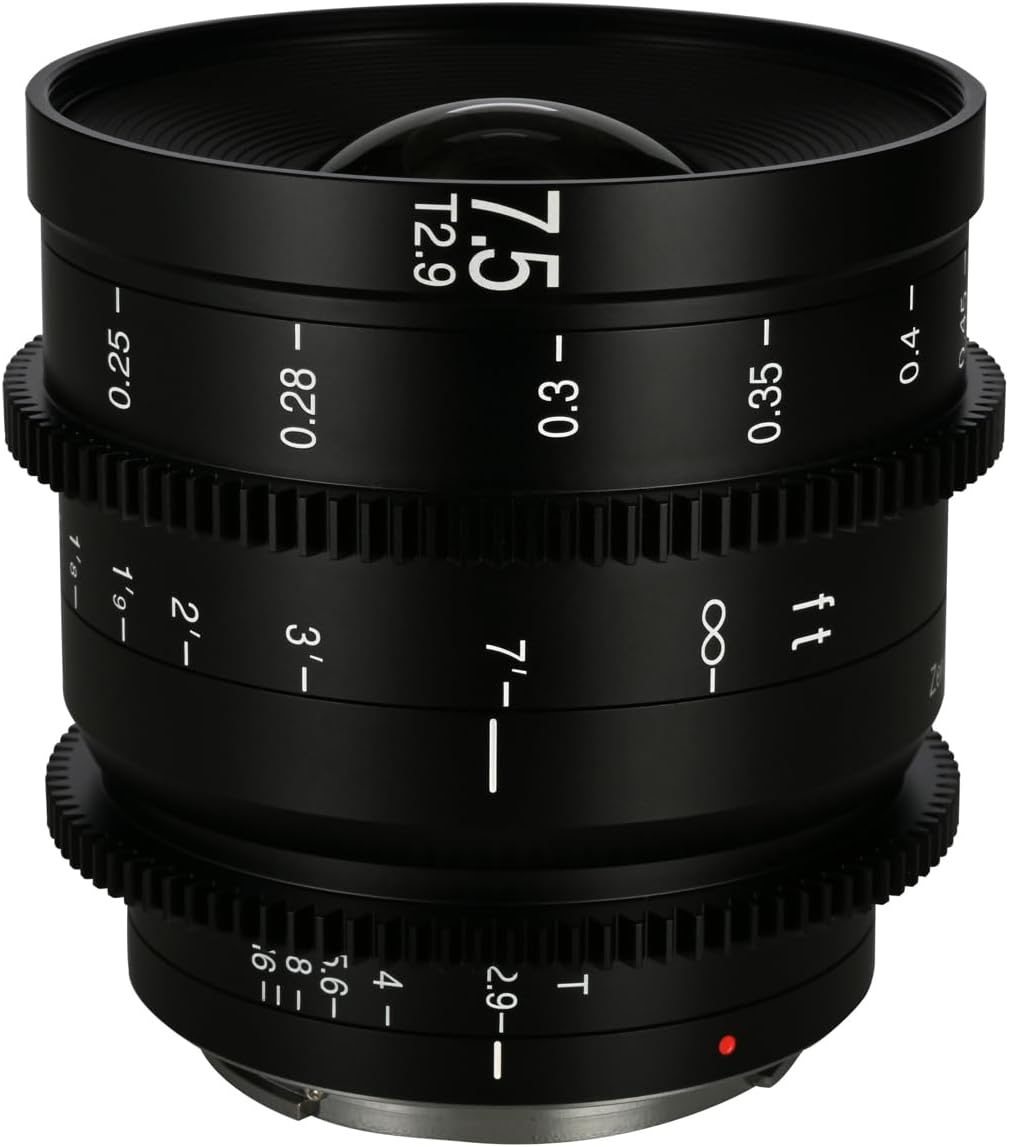 LAOWA Venus 7.5mm T2.9 Zero-D S35 Cine Lens for Canon RF