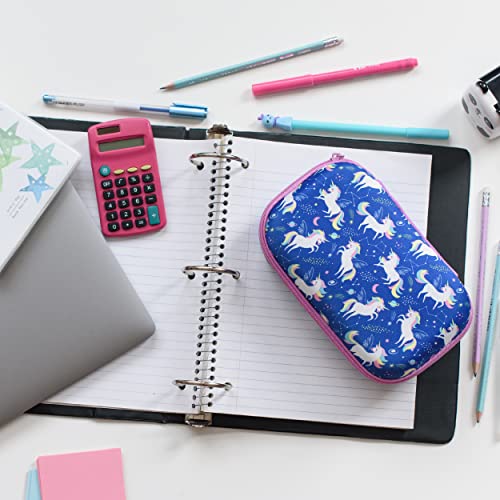 Image of ZIPIT Unicorn Pencil Box for Girls | Pencil Case for School | Organizer Pencil Bag | Large Capacity Pencil Pouch