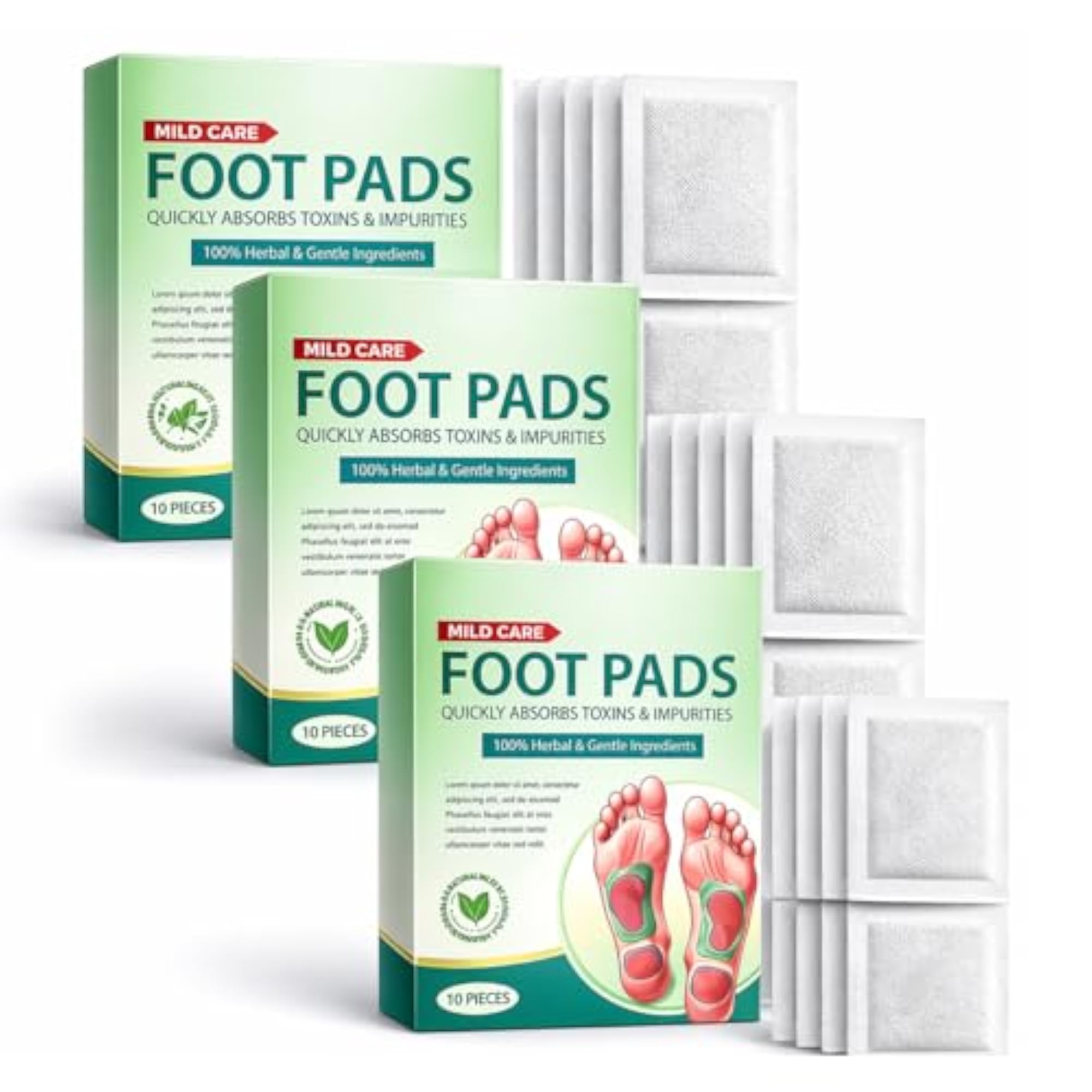 Detox Foot Patch with Ginger & Bamboo Vinegar