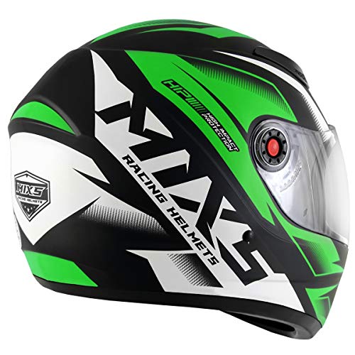 MIXS MX2 Storm, Capacete Motociclista Adulto Unissex, Verde (Green), 58