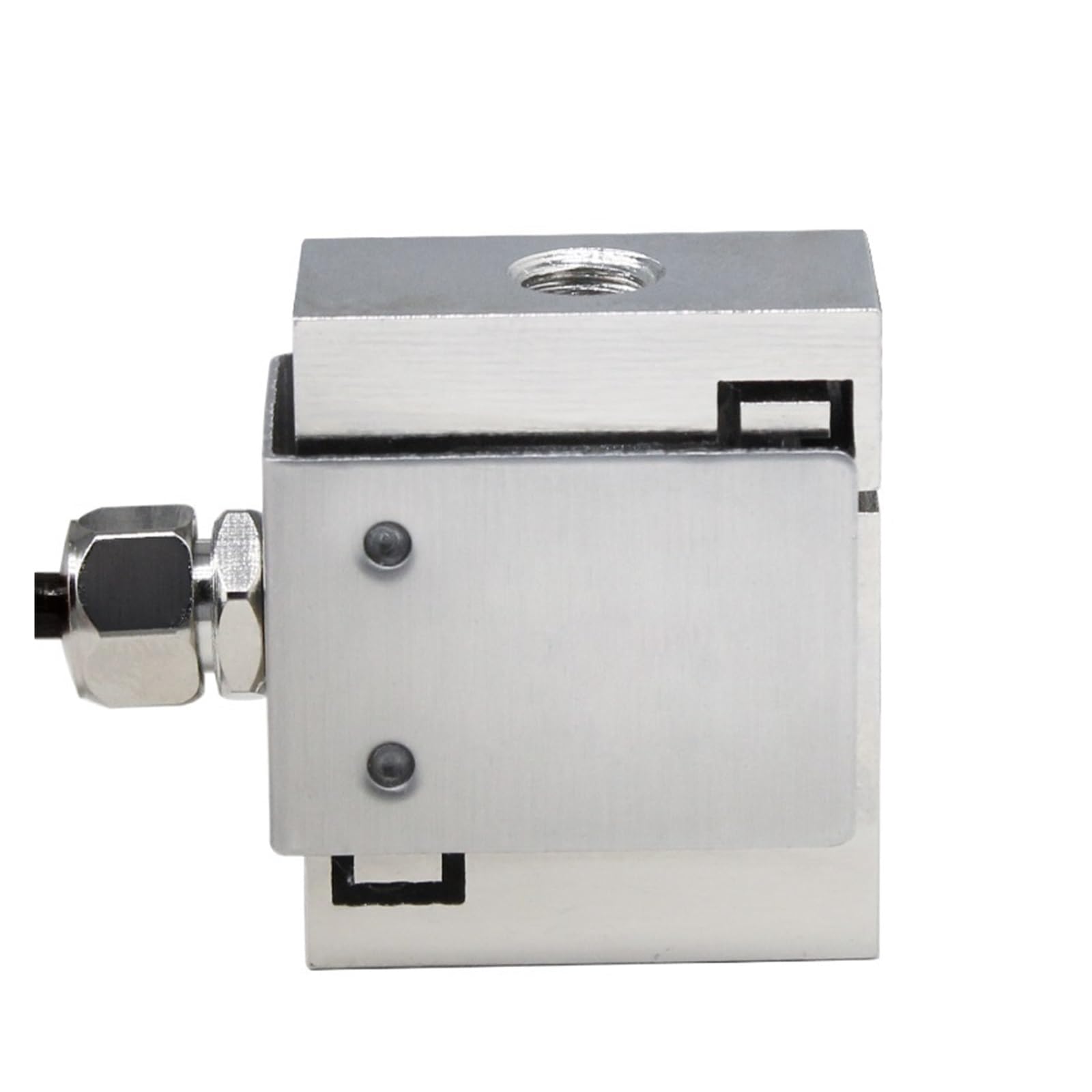 CLEUFWKO Mini Pressure Pull Force S Type Load Cell Sensor Weighing Transducer Stress Tension Measuring Tool 1/510/50/100KG double way(0-50kg)