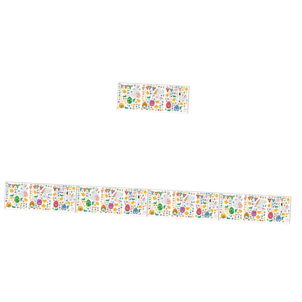 Alipis 5st Wandtattoo Ostern Partygeschenke Ei Partyartikel Für Außendekoration Wandtattoos Füllstoffe Aufkleber Fensterdekoration Zu Ostern Osterdeko Ostern-tapete Pvc