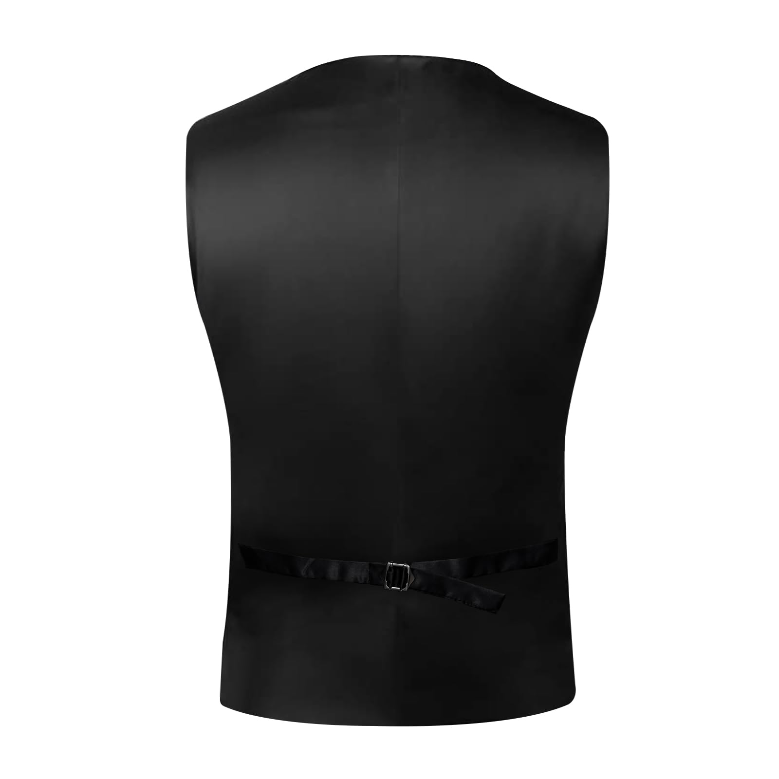 DiBanGu Herren-Weste, Paisleymuster, Jacquard-Seide, formeller Anzug, Weste, Krawatten-Set mit Einstecktuch, Anstecknadel für Smoking, Hochzeit, Party