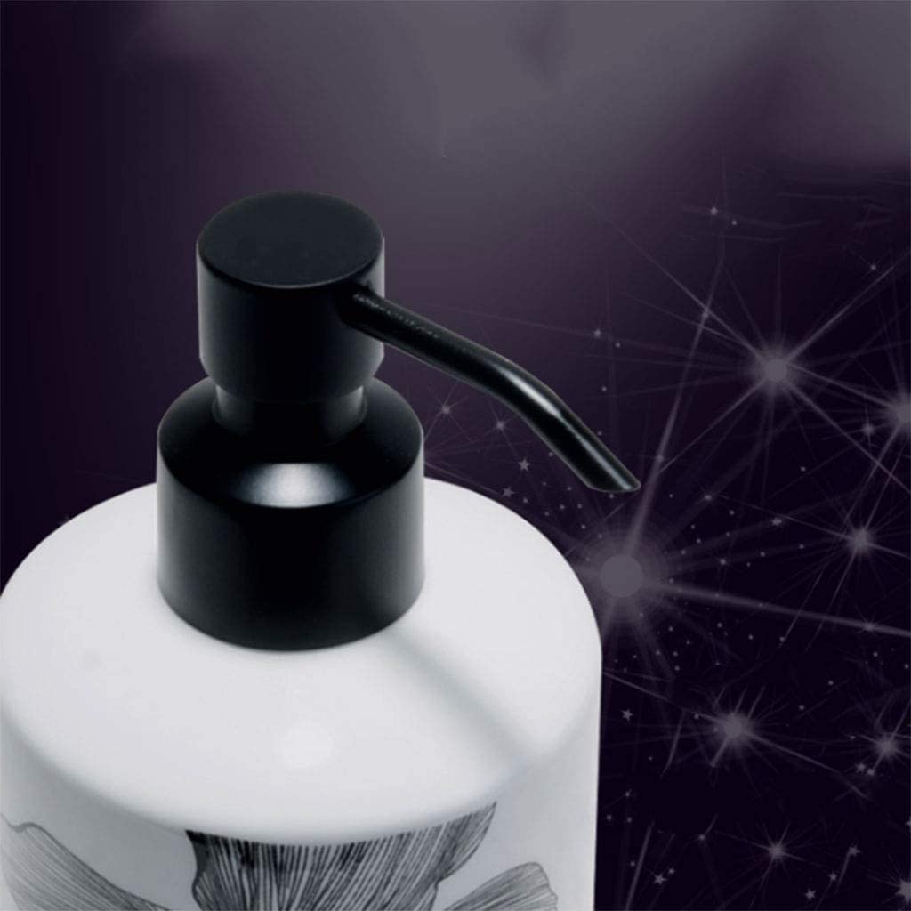 Dispensador de Jabón Líquido Dispensador De Jabón Cerámica, Champú, Gel Ducha Y Subbotella Aceite Esencial, para Baño, Cocina, Hotel, Botella Loción Botellas de Aseo