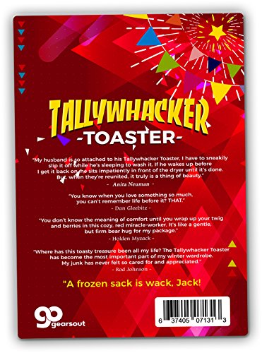 GO Tallywhacker Toaster - Knit Warmer - Winter Weather Gear for Men - Red - Hand Knitted Crochete Sweater2