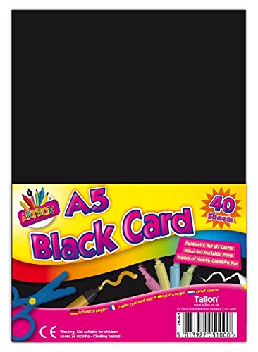 Artbox A5 attività di - nero (confezione da 40