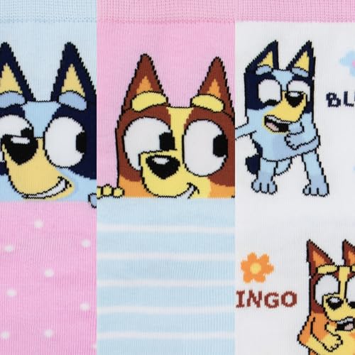 Bluey Socks 3 Pack, Multipack Girls Socks, Bingo Pack Of 3 Sock Set, Official Merchandise2