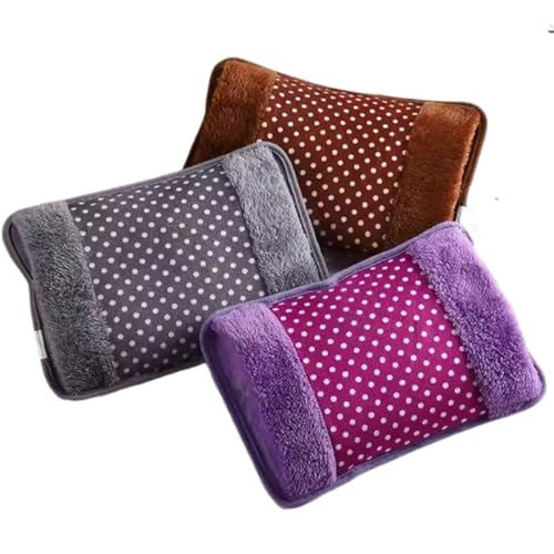 Image of Wuze Electric Heating Gel Bag, Multicolour Assorted 2 | Pain Relief, Hot Pack Heat Pad, Heating Pad for Back Pain Men & Women with Charging Cord