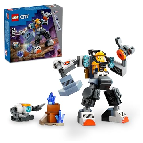 LEGO City Space Mech, Robot Construction Kit for Children from 6 Years, Set with Action Figure Toy and Pilot Figure, Gift for Boys and Girls 60428