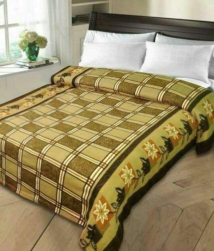 600 TC Single Bed AC Fleece Blanket Multi Color