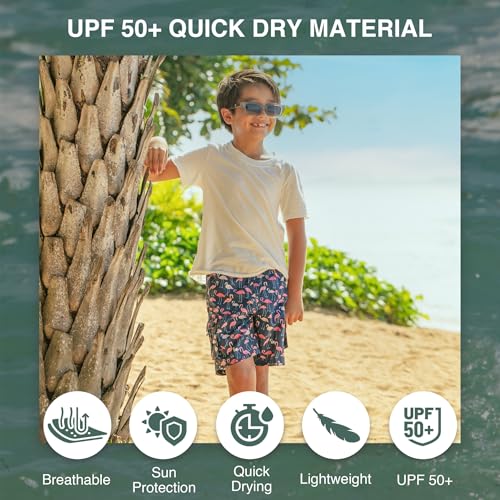 Image of Kanu Surf Boys' Avalon Quick Dry UPF 50+ Beach Swim Trunk