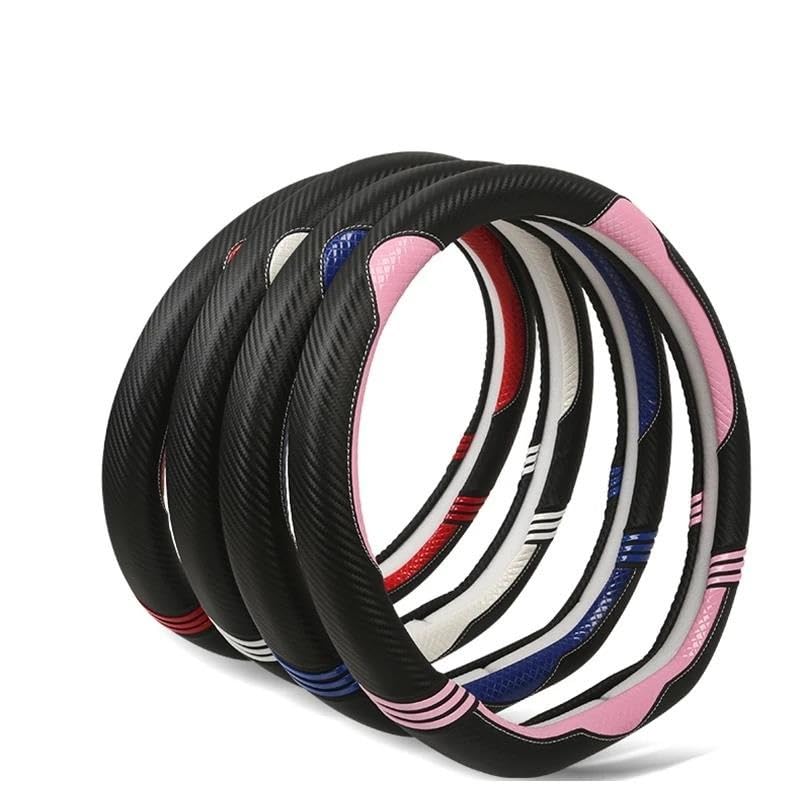 Lenkradbezug Für Nissan Micra K12 2003-2010 - Carbonfaser Leder, Rutschfest & Atmungsaktiv