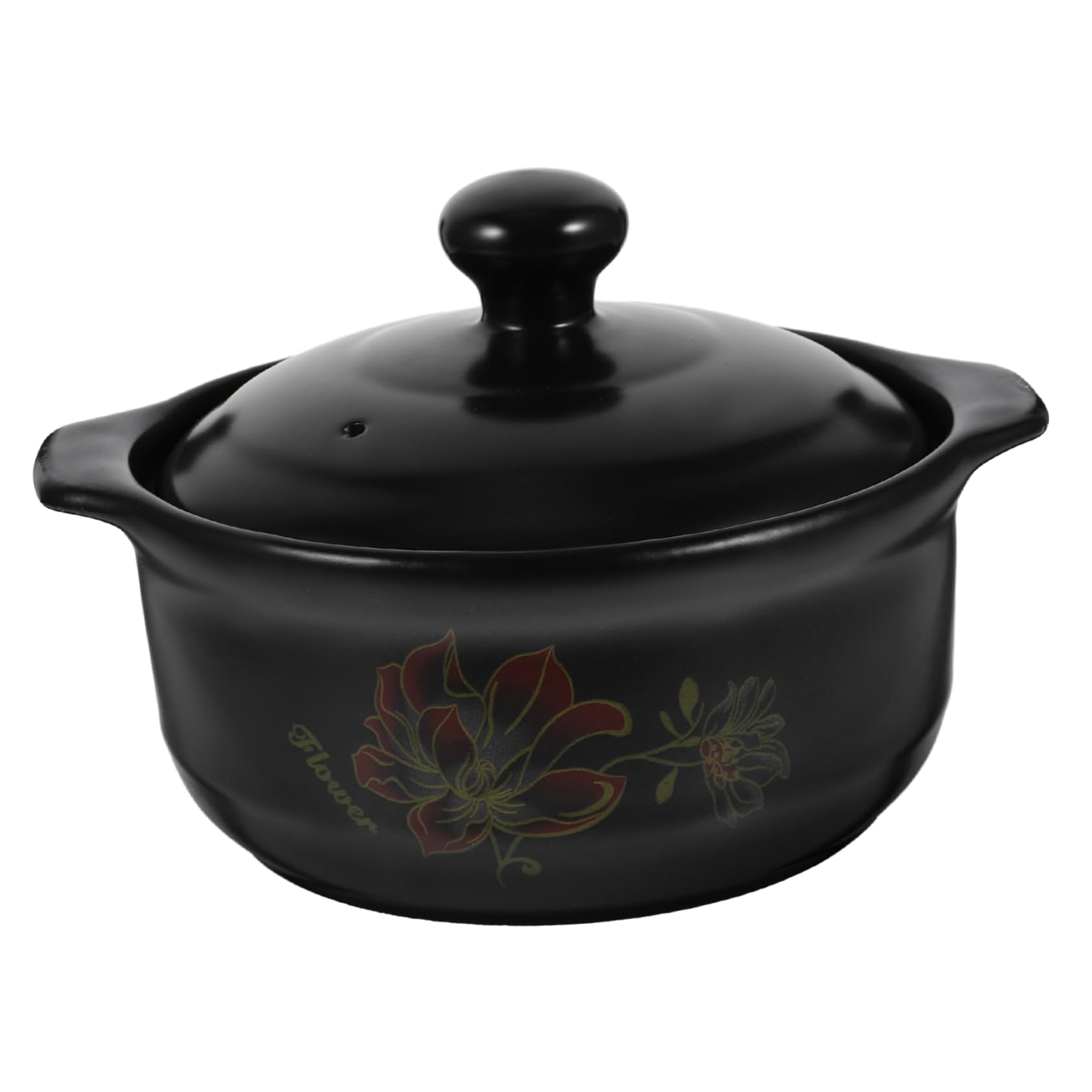 Casseruola in Ceramica Nera 1600ml per 1-2 Persone