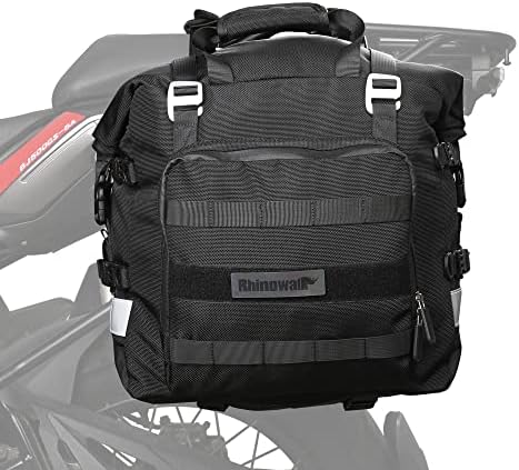 Rhinowalk Motorcycle Saddle Bag Waterproof 20L Motor Side Saddlebags Quick Release Pannier Bag Motorcycle Accessory