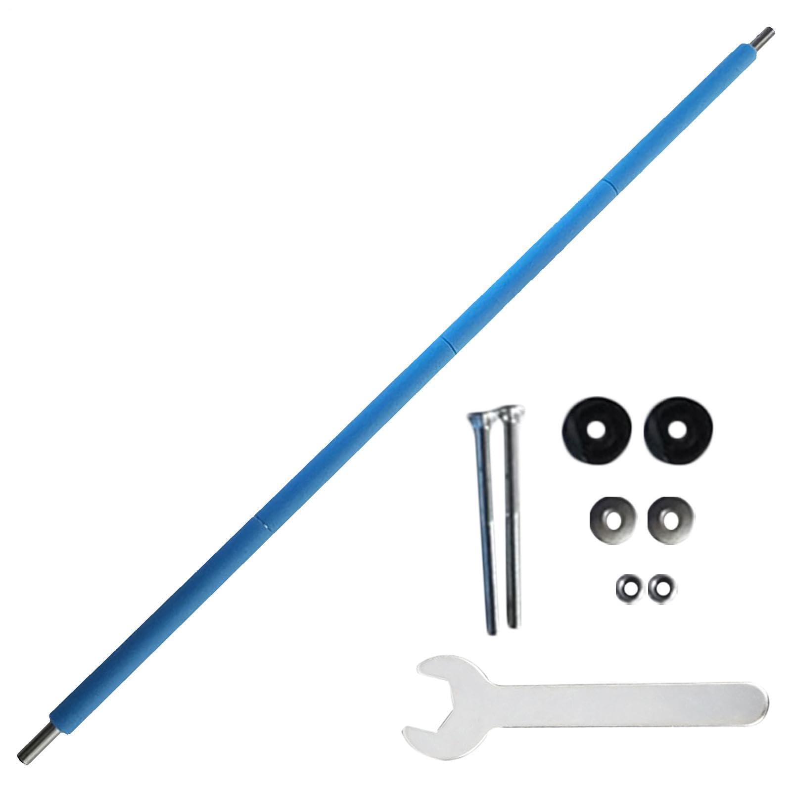 Replacement Trampoline Poles, 6-16Ft Trampoline Safety Enclosure Net Poles, Heavy Duty Steel Hardware TrampolineAccessories, Foam Canopy Accessories for Outdoor, Backyard & Playground