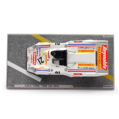 Miniature Voiture Lola T286 Le Mans 1976, Lapeyre-Chevanne, échelle 1/43, Marque Bizarre, Résine, Boîte Vitrine