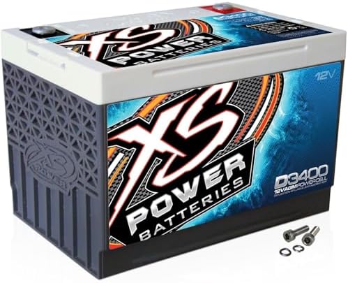 XS Power D3400 XS Series 12V 3,300 Amp AGM High Output Battery wi...