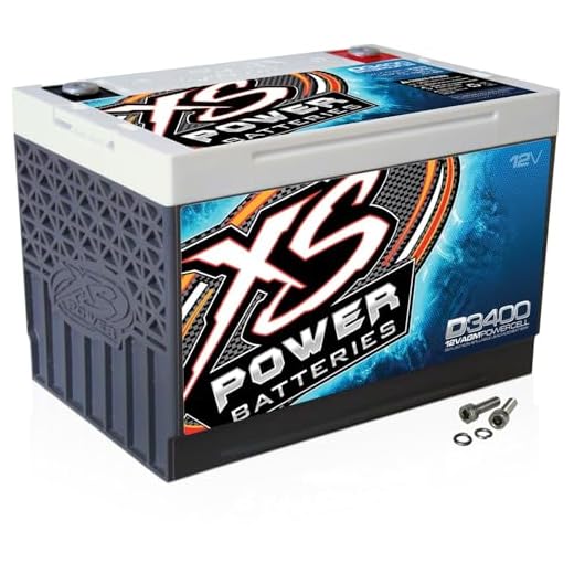XS Power D3400 AGM Battery for Heavy Use