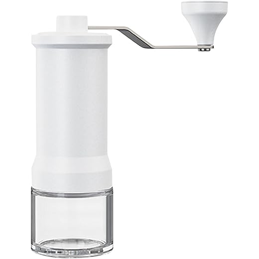 CALANDIS? Manual Coffee Grinder Hand Crank Coffee Bean Grinder for Cappuccino Espresso White | Coffee Grinders | Coffee & Tea Makers | Small Kitchen Appliances | Kitchen, Dining & Bar