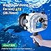 Seafrogs A7 II Pro [40m/130ft] Waterproof Case with Electronic Shutter Handle Kit, Underwater Housing for Sony A7 II, Compatible with Sony A7R II A7S II -White
