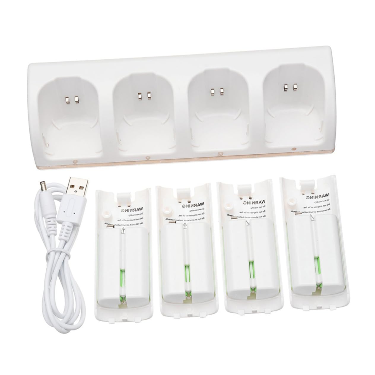 Adattatore per Pile Ricaricabili Slot Caricabatteria Intelligente Slot per Ricarica Batteria Realizzato in Materiale Plastico di Qualità Compatto e Facile da Trasportare