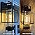 PARTPHONER Modern Outdoor Light Fixtures Outdoor Lighting 2 Pack, 15" Exterior Wall Sconce Waterproof Porch Light, Outside Light for House with Water Glass for Garage Doorway, Black