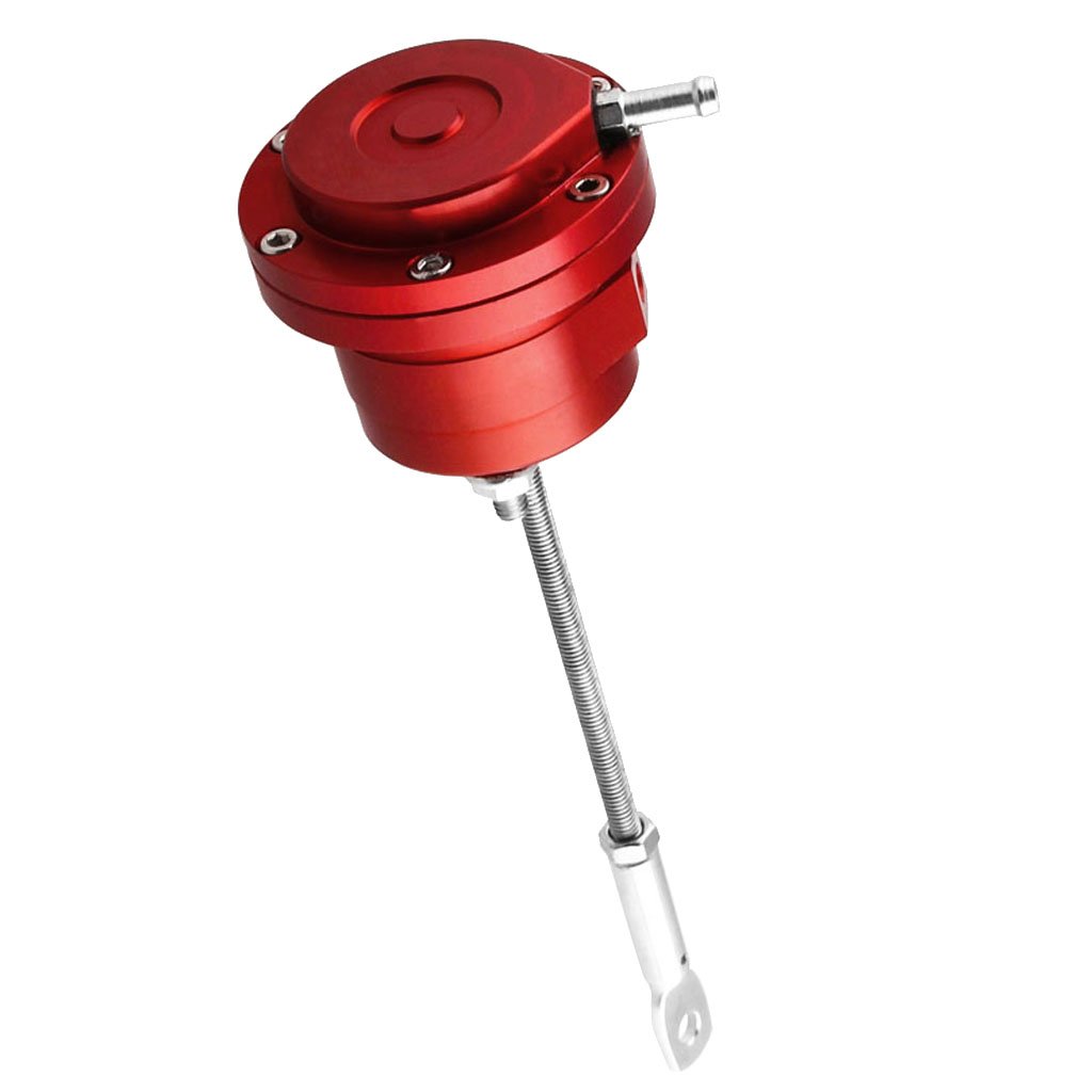 Turbo verstellbarer Wastegate-Stellantrieb Universal mit 6 x Feder & 4 x Stange rot