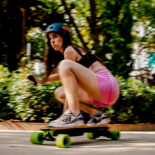 MEEPO Campus V5 Series/Envy Electric Skateboard with Remote, Top Speed Up to 29 Mph, 4 Speed Smooth Braking, Easy Carry Handle Design, Suitable for Adults & Teens