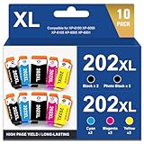 cartouches generiques epson Compatibilité Parfaite: les compatible pour Epson 202XL fonctionnent parfaitement avec les imprimantes cartouche encre Epson XP 6100, XP-6000, XP-6005, XP-6105, XP-6001