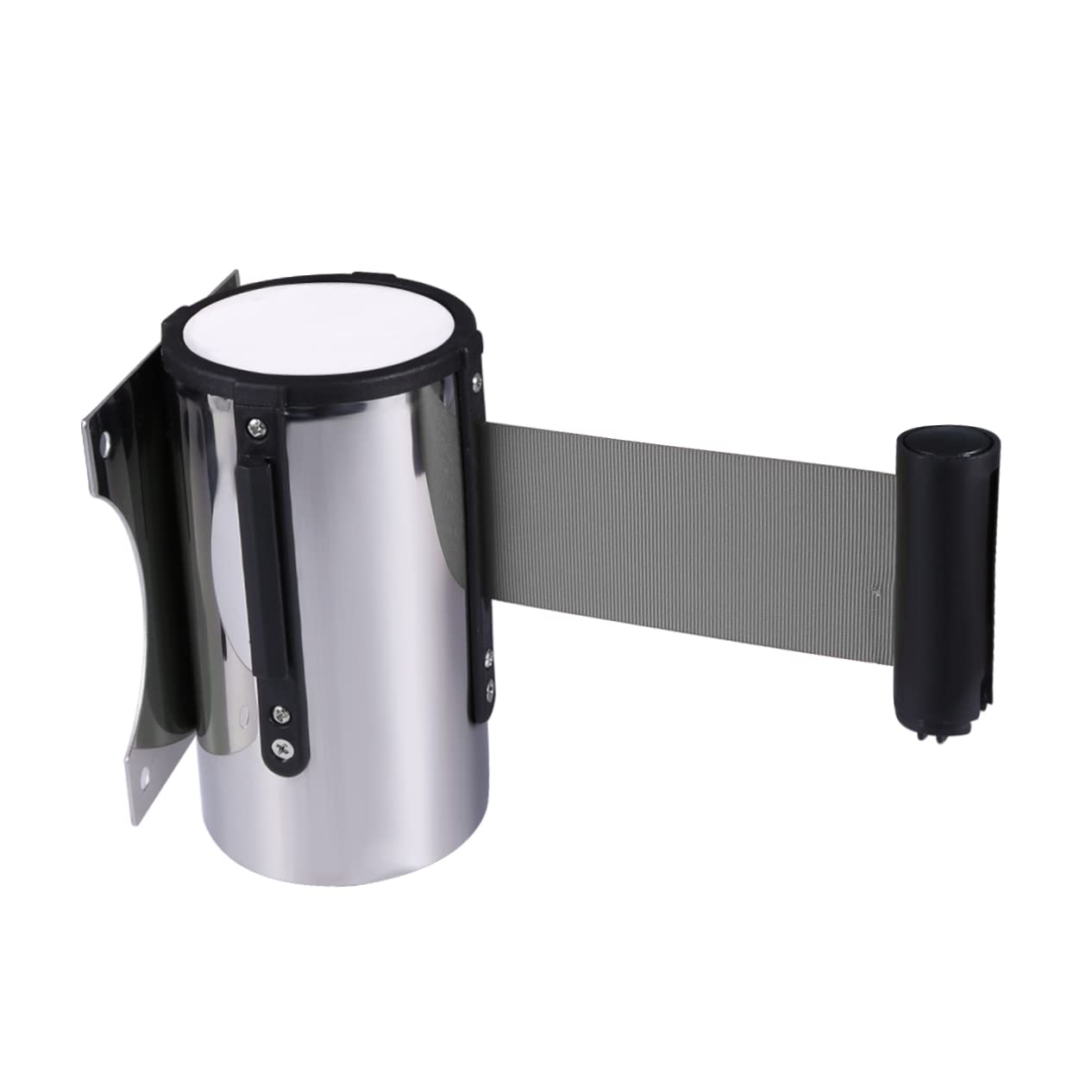 Cabilock Cinta Aislante Telescópica de Plástico de 5m para Pared con Soporte Adhesivo Segura Alta Elasticidad para Control de Seguridad en Espacios Industriales