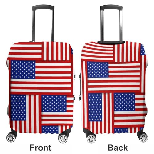 Carry On Luggage Cover Red Blue White American Flag (7) Anti Scratch Travel Luggage Covers for Suitcase Anti-Scratch Travel Suitcase Cover3